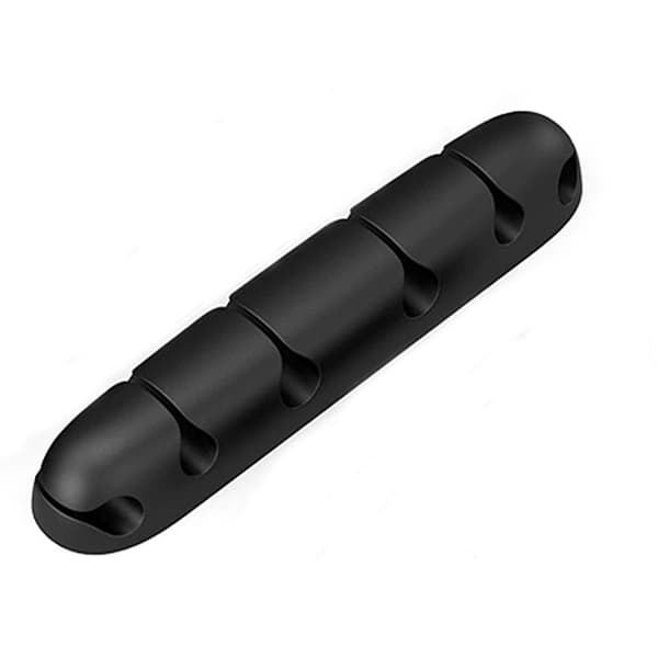 Sladdhållare / kabelorganiserare med 6 kanaler 2-pack