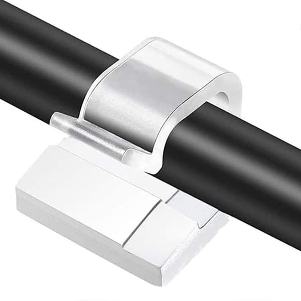 Kabelorganisatörer genomskinliga 20-pack