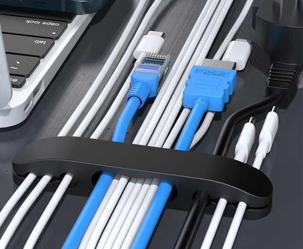 Kabelholder - Effektiv opbevaring af op til 4 kabler