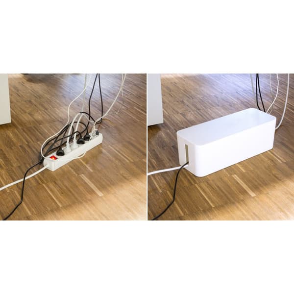 LogiLink Kabelboks - Kabelskjul L Hvit