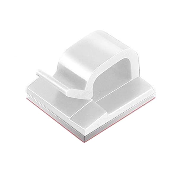 50-Pack Självhäftande Kabelhållare - Kabelclips