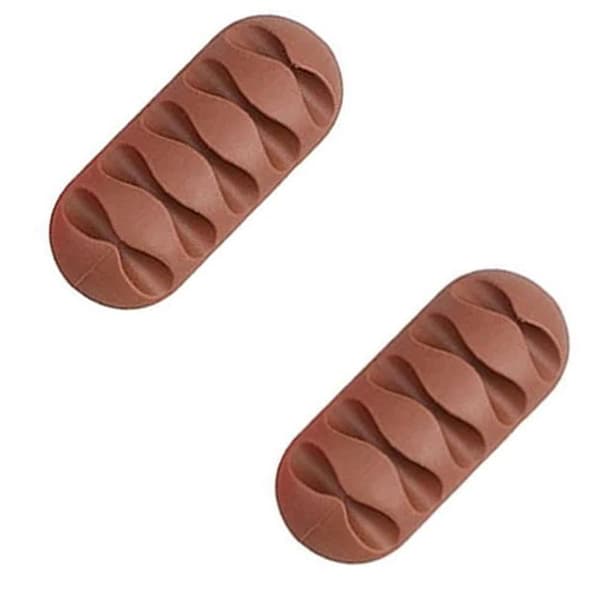 Sladdhållare / kabelorganiserare 2-pack - Flera färgval