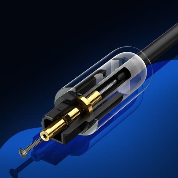 Ugreen Audio Digital Optical Fiber Toslink Kabel 1.5m - Grå