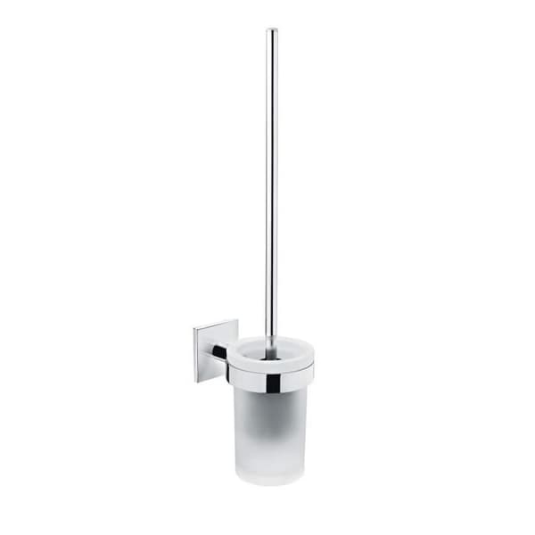 Bad + av Cosmic Bath + av Cosmic Duo Rundt Toalettbørsteholder, transparent, DUO KVADRAT - 2640100