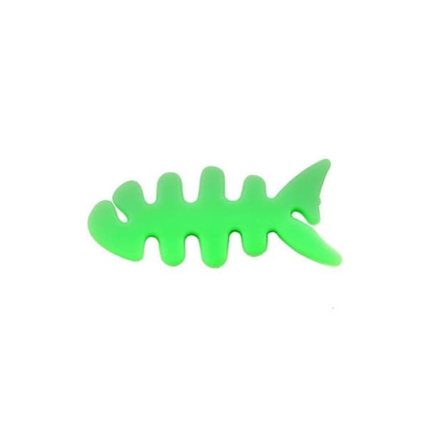 Kabelhållare för Hörlurar Fish-shaped - Grön