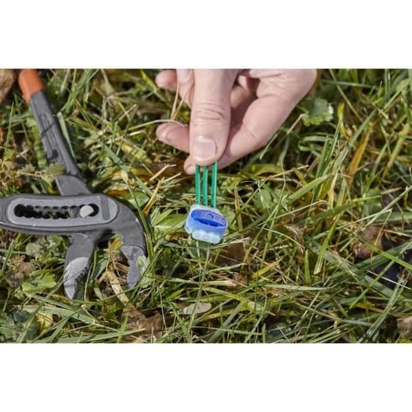 GARDENA 6x anslutningar och 2x anslutningar för robotgräsklippare perifer kabel frost och UV-beständig enkel fixering