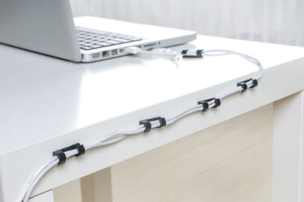 20-Pack Självhäftande Kabelhållare - Kabelclips