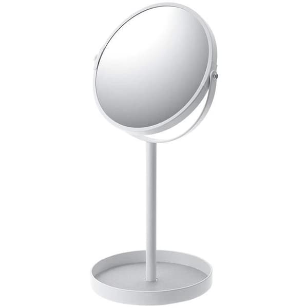 YAMAZAKI hem Tour Miroir på Foten, Vit - 2819