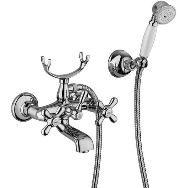 Paini - Liberty 105 - Utomhusbadkarset med Duplex dusch och korshandtag, badrum, krom,