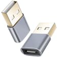 Miniatyrbild 1 av 4: Tillbehör för Helos-kabel - 304282 - PREMIUM - USB-adapter - USB (H) till USB-C (K) - USB 3.1 - 5 V - Mörkgrå