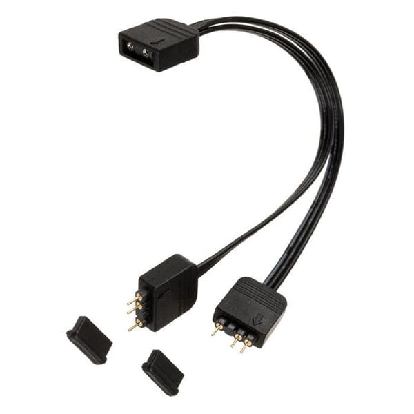 akasa akasa adresserbar rgb led splitter kabel svart Customization PC Akasa adresserbar RGB LED splitter kabel 121038