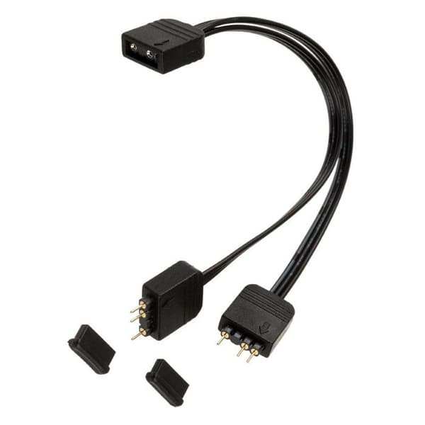 akasa akasa adresserbar rgb led splitter kabel svart Customization PC Akasa adresserbar RGB LED splitter kabel 121038