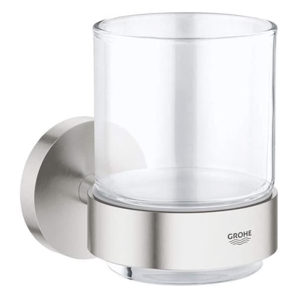 GROHE Kristallglas med Essentials Support (Import Tyskland), Krom - 40447DC1