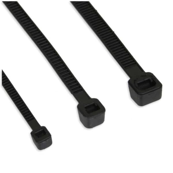 Attache-câble InLine®, Längd 100mm, Bredd 2,5mm, svart, 100 stycken