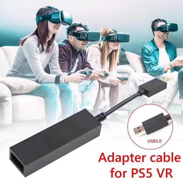 För Sony PS 5 PSVR Mini Kamera Adapteranslutning för PS5 PS4 Spelkonsol USB3.0 PSVR Till PS5 Kabel VÅRDSET - STB53145- USED