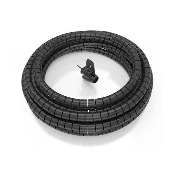 KABELORGANISATOR AISENS I SPIRAL 25MM SVART 10.0M