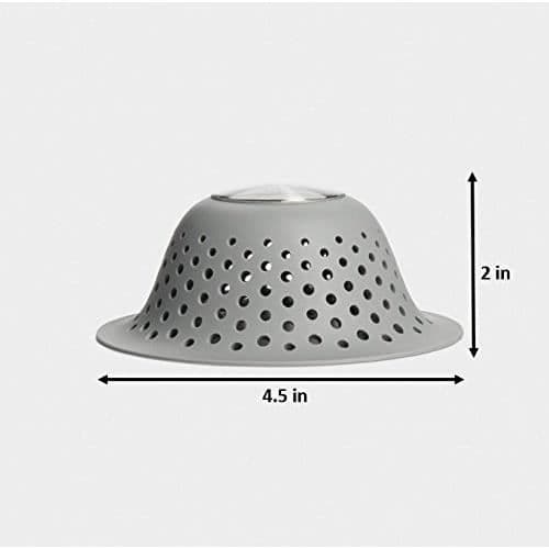 Oxo silikonskydd och dräneringsgaller, grått, en storlek - 13140900