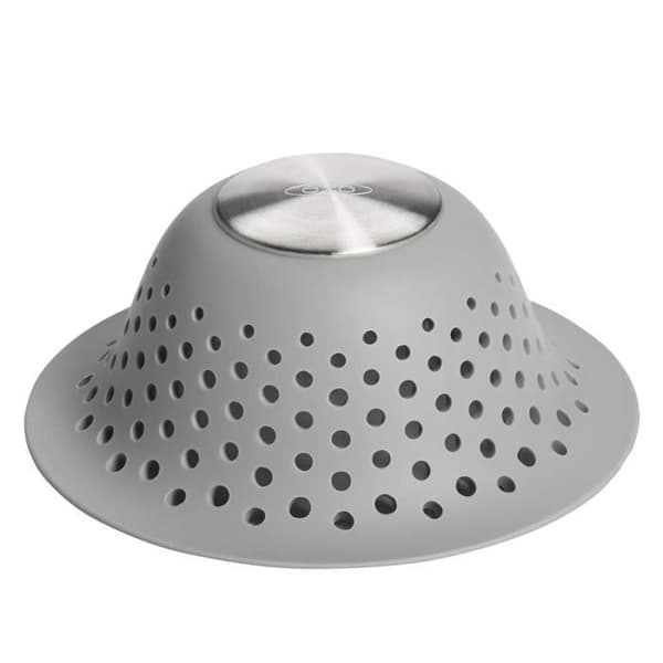 Oxo silikonskydd och dräneringsgaller, grått, en storlek - 13140900