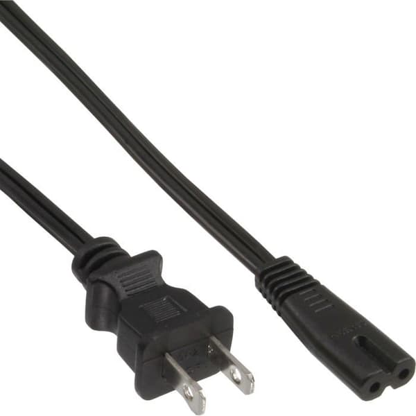 Tillbehör för Inline-kabel 16654P Strömkabel med Japan-kontakt till Euro 8 C7-kontakt Svart 1,8 m