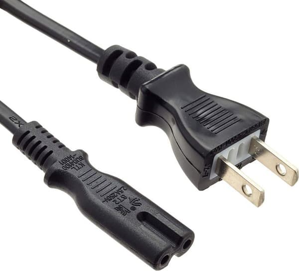 Tillbehör för Inline-kabel 16654P Strömkabel med Japan-kontakt till Euro 8 C7-kontakt Svart 1,8 m