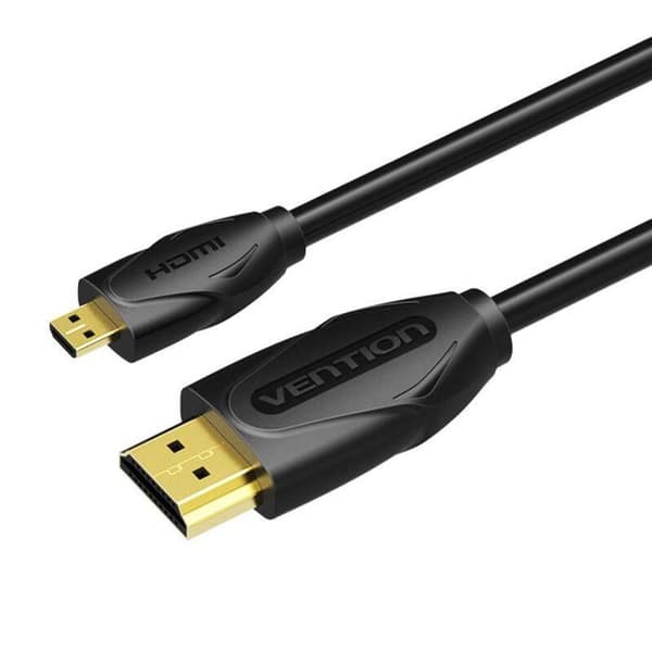 Ventilationskabeltillbehör - VAA-D03-B300 - Micro HDMI till HDMI-kabel, längd 3 m, svart