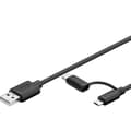 Miniatyrbild 1 av 2: GOOBAY - Goobay ICOC MUSB USBC-KABEL USB A/B MIKROADAPTER USBC