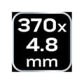 Miniatyrbild 3 av 6: Kabelbindare EXTREME 4,8 × 370 mm, svarta, 50 st.