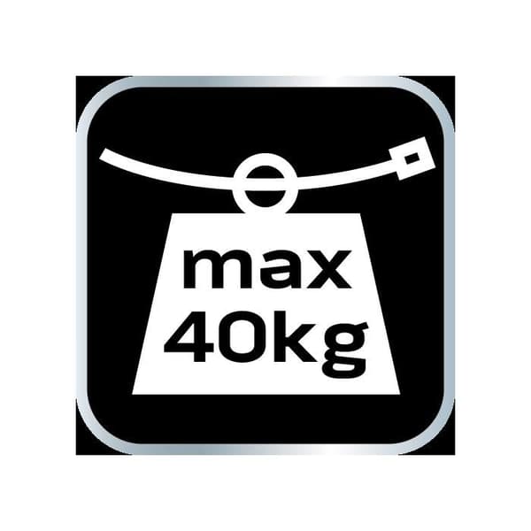 Kabelbindare EXTREME 4,8 × 370 mm, svarta, 50 st.