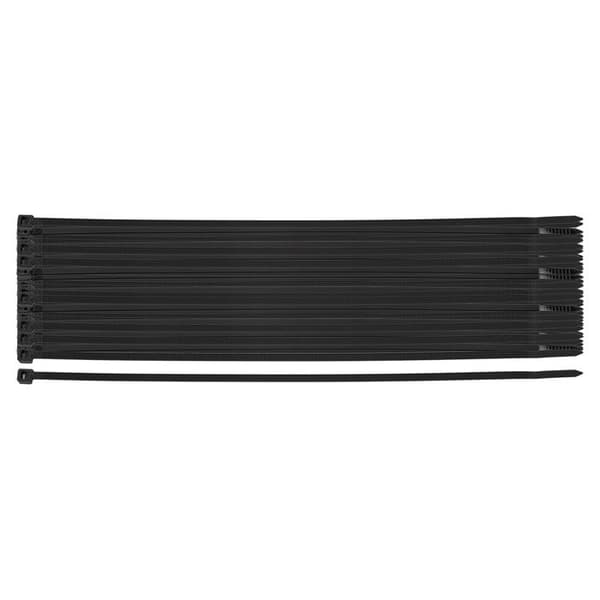 Kabelbindare EXTREME 4,8 × 370 mm, svarta, 50 st.