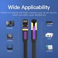 Miniatyrbild 4 av 4: VENTION Cat 7 plattskärmad 10Gbps snabbhastighets RJ45 Ethernet-kabel 5m