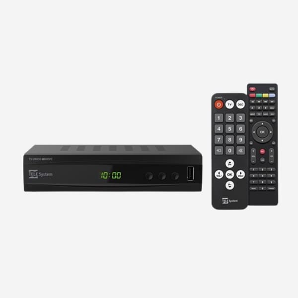 MPEG4 marksändmottagare HD DVB-T2 inklusive 2 ST fjärrkontroll