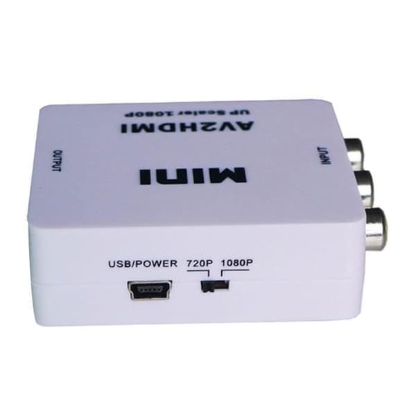 2015 AV CVBS 3RCA till HDMI kompositvideokonverterare AV2HDMI-adapter 720p - 1080p 075032311_2942