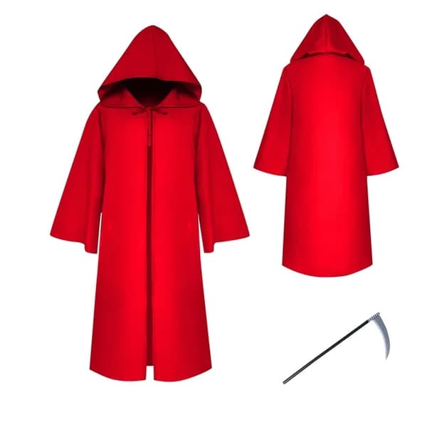 Halloween Hættede Kapper, Voksen- og Børnestørrelser, Flere Farver, Hot Pink, XL