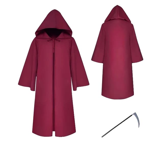 Halloween Hættede Kapper, Voksen- og Børnestørrelser, Flere Farver, Hot Pink, XL
