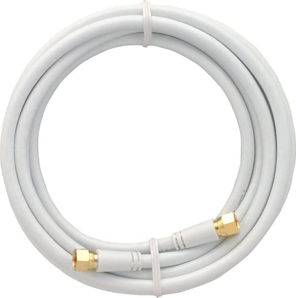 Skt - MAK30003 - Koaxialmodem eller satellitantennkabel 3 m F-kontakt Guldplatta Triple White Shielding