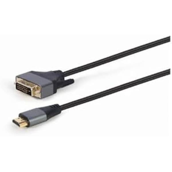 GEMBIRD HDMI TILL DVI-kabel MACHO MACHO 4K Premium Series 1,8"