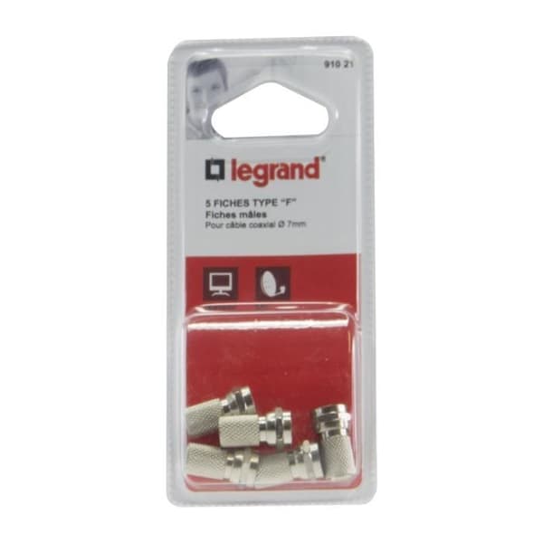 LEGRAND TV-pluggar + manliga pluggar typ '' f ''