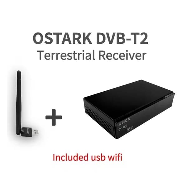 Set-Top Box, DVB-C/DVB-T/T2-stöd, 1080P-upplösning,EU-kontakt, EUROT2 MED WIFI