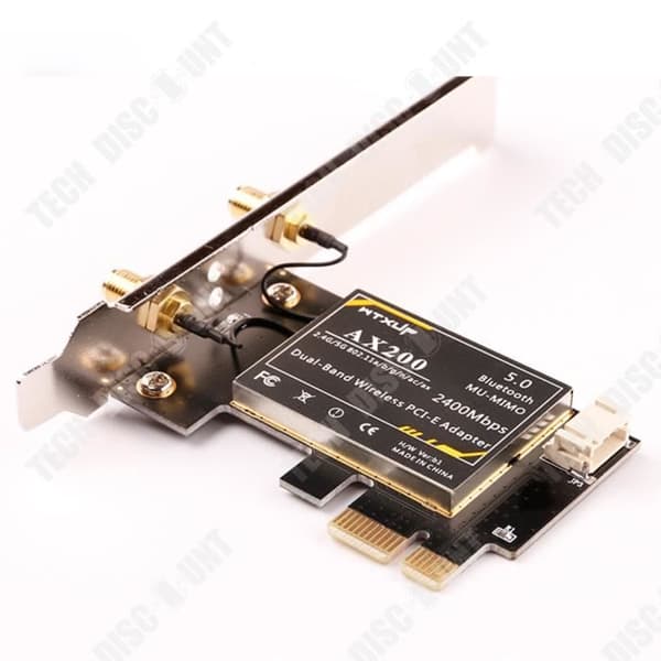TD® Intel AX210 Desktop Gigabit PCIE 5G WIFI6 trådlöst nätverkskort Antenn Bluetooth 5.2 Anslutning Hotspot Sharing