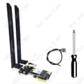 Miniatyrbild 1 av 4: TD® Intel AX210 Desktop Gigabit PCIE 5G WIFI6 trådlöst nätverkskort Antenn Bluetooth 5.2 Anslutning Hotspot Sharing