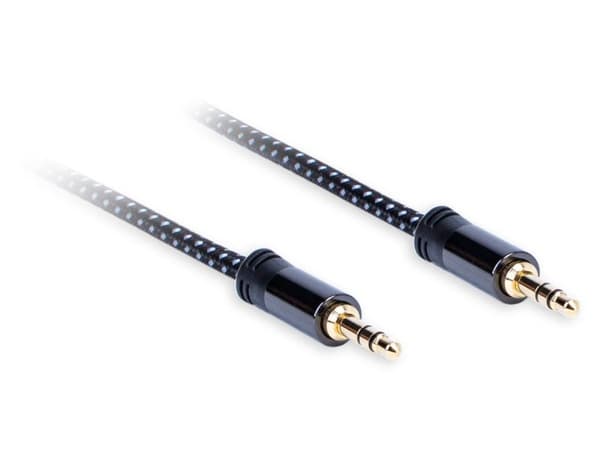 3,5 mm:n jakki - 3,5 mm:n jakkikaapelin pituus: 1,5 m AQ Premium