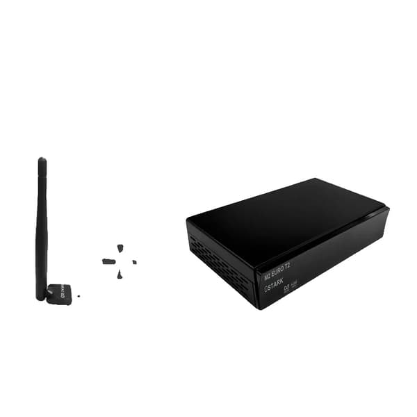 Set-top boks, DVB-C/DVB-T/T2 understøttelse, 1080P opløsning,EUROT2 MED WIFI, EU-stik