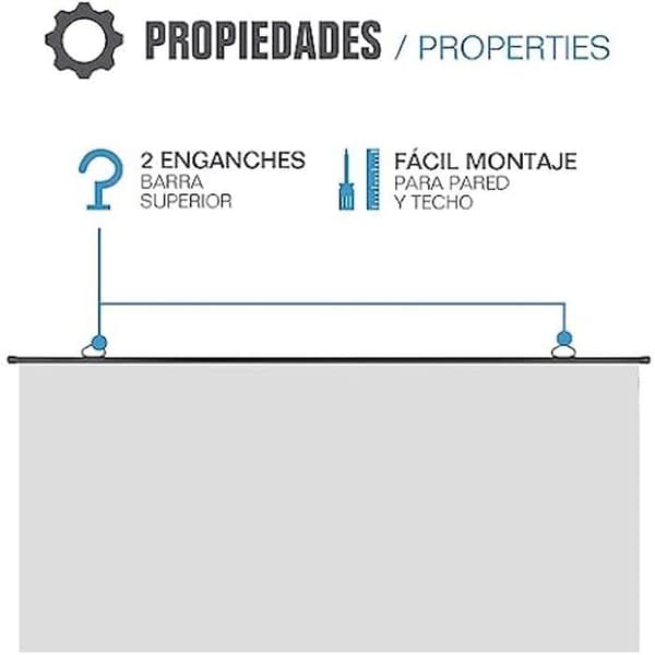 Roll-up byxor - IGGUAL - PEM100P - Manual - 100" - Format 16:9