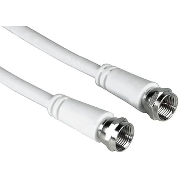 Antennkabel - HAMA - F-kontakt - 3m - Koaxial - Dubbel skärmad
