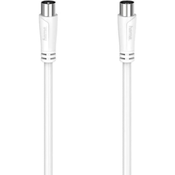 Hama Koaxialkabel 10 m Koaxial Vit () - 00205049