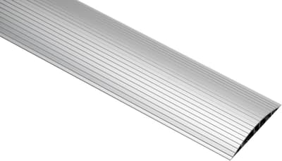 Golvlist i aluminium med kabelkanaler, 1500x150x20mm
