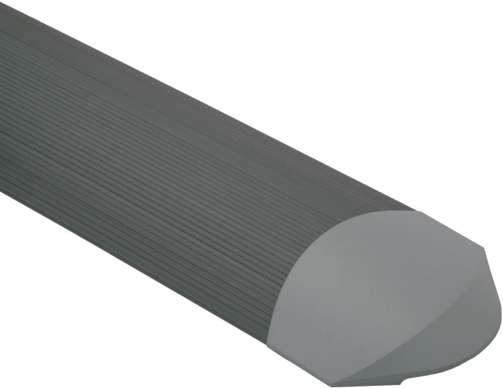 Serpa blød gulvliste, 150mm bred, 3m lang, grå
