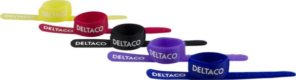 Cable sorting kit, Velcro straps in different colors 10-pack