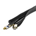 Miniatyrbillede 1 af 4: Nylon cable wrap, hook and loop fastener, 3m, black