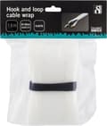 Miniatyrbillede 3 af 4: Nylon cable wrap, hook and loop fastener, 1.8m, white